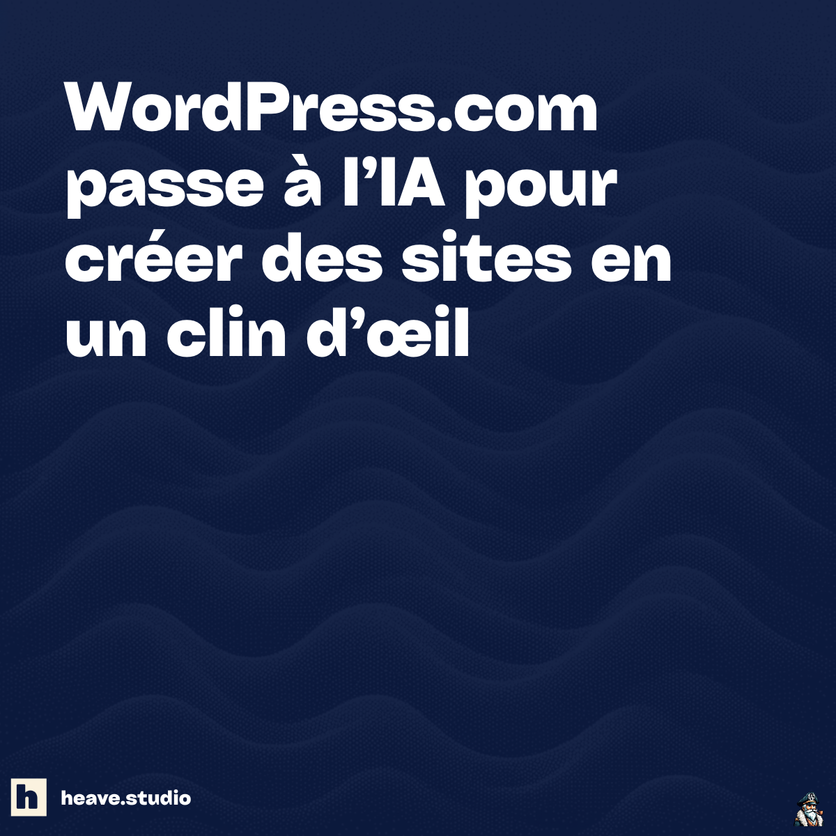 wordpress lance son builder intelligence artificielle