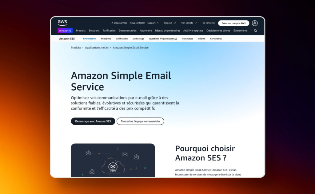 Services SMTP gratuits 2025 : nous avons sélectionné 14 solutions pour vous Wordpress 6 Amazon SES